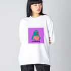 낫짱스타일💜Mysleeの我が道を行くマイスリーちゃん Big Long Sleeve T-Shirt