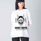 はんにゃじのNOMEN COFFEE ビッグシルエットロングスリーブTシャツ