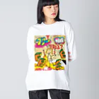 ヒロシオーバーダイブのタダほど高いものはない Big Long Sleeve T-Shirt