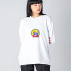 UNiCORNのあんねロゴ(イエロー) ビッグシルエットロングスリーブTシャツ