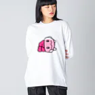 のうみそんのかたむきみそん ビッグシルエットロングスリーブTシャツ