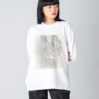 うきわさんのセーターっ子ちゃん Big Long Sleeve T-Shirt