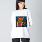 Magic Worldのカラフルな生き物シリーズ Big Long Sleeve T-Shirt