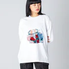 amemugi（あめむぎ）のあしかせ。 Big Long Sleeve T-Shirt