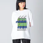 ヒロシオーバーダイブのランニング デッド Big Long Sleeve T-Shirt