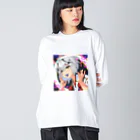 mano-verseのMegami #04296 ビッグシルエットロングスリーブTシャツ