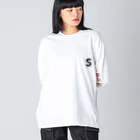 noisie_jpの【S】イニシャル × Be a noise. Big Long Sleeve T-Shirt