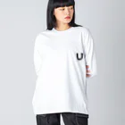 noisie_jpの【U】イニシャル × Be a noise. Big Long Sleeve T-Shirt