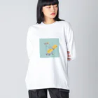 ピゴセリス属のからふるスノボジェンツーペンギン Big Long Sleeve T-Shirt