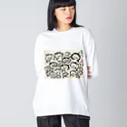 KIYOKA88WONDERLANDのえがおがいちばん　カッパ友達 Big Long Sleeve T-Shirt