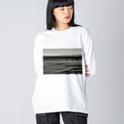 Hide Watanabeのwave_01 ビッグシルエットロングスリーブTシャツ