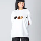 コロコロ ストアのコロコロ動物歩く Big Long Sleeve T-Shirt