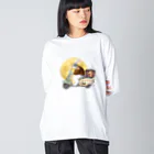 SKULL-2の２０２３ラビット Big Long Sleeve T-Shirt