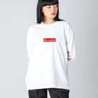 NosukeのNosuke 赤ロゴウェア ビッグシルエットロングスリーブTシャツ