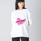 MZグラフィックスのスイートハート　ピンク Big Long Sleeve T-Shirt