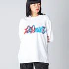 120DENIER Supply Clothingの"Baumgartner 'N' Brand" ビッグシルエットロングスリーブTシャツ