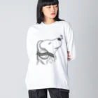 ぺんぎん24の音楽にうっとりゴールデン2(ダークグレー) Big Long Sleeve T-Shirt