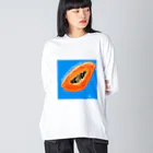 むちんアゲショップのパパイヤ Big Long Sleeve T-Shirt