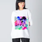 むちんアゲショップのわたしのこころ Big Long Sleeve T-Shirt