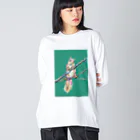 Yuki2222のりすさん　2 ビッグシルエットロングスリーブTシャツ