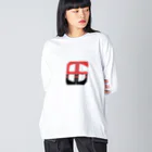 hamuevoの86赤×黒 Big Long Sleeve T-Shirt