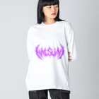 METAL PRINCESSのNatsumi deathlogo（なつみさんのデスロゴ） Big Long Sleeve T-Shirt