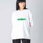 幻覚的調剤薬局のサイケデリック　 Big Long Sleeve T-Shirt