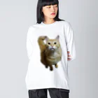 トロールショップの我が家のお猫様が見てます(笑) Big Long Sleeve T-Shirt