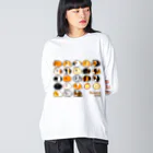 n555のドットモルモット Big Long Sleeve T-Shirt