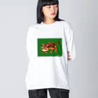 のんきのトラ Big Long Sleeve T-Shirt