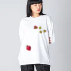 みあまゆあのおいしい苺 Big Long Sleeve T-Shirt