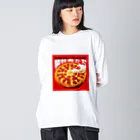 田中黄色水晶のシミュレーションの犠牲者たち🍕🍰 ビッグシルエットロングスリーブTシャツ