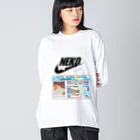 𝙈𝙊𝙈𝙊'𝙨 𝙎𝙝𝙤𝙥のNEKO ビッグシルエットロングスリーブTシャツ