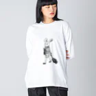 空想画学販売所のCAのウサ子 Big Long Sleeve T-Shirt