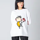 kouohのサンキューママ Big Long Sleeve T-Shirt