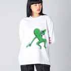 doteauの宇宙人くん：光線ピューピュー Big Long Sleeve T-Shirt