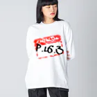 P.L.6.3のHello P.L6.3【Kiss】 ビッグシルエットロングスリーブTシャツ