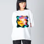 オカユのサイバーフレンチトースト Big Long Sleeve T-Shirt