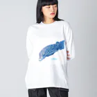 えこーるのコバルトツリーモニターのブルー Big Long Sleeve T-Shirt