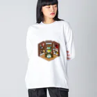 脱サラ賢者タカの岡田斗司夫ゼミスタジオ風なピクセルルームTシャツ Big Long Sleeve T-Shirt