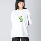 satoayaのアニマルカフェのフルーツアニマル　メロンパンダ Big Long Sleeve T-Shirt