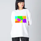 ミクノガレのカラフルでテンション上げてこ Big Long Sleeve T-Shirt