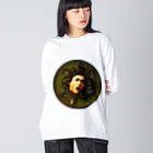 MUGEN ARTのメドゥーサ　カラヴァッジオ　Caravaggio / Medusa ビッグシルエットロングスリーブTシャツ