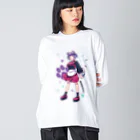 CHICHIZŌのMAOちゃん ビッグシルエットロングスリーブTシャツ