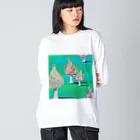 dot waltzのPrism Woodland Big Long Sleeve T-Shirt