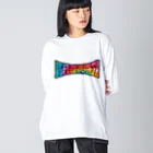 スパポジショップのスパポジレインボー Big Long Sleeve T-Shirt