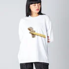 EYE CANDYのつまみ つままれ 肴られて ビッグシルエットロングスリーブTシャツ