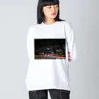 nokkccaの光跡 - Junction Light trail - ビッグシルエットロングスリーブTシャツ