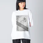 Lovebirdsの鳳凰　モノクロバージョン Big Long Sleeve T-Shirt