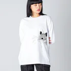 izumimimimimimiのちょっと真面目なハムスター君 Big Long Sleeve T-Shirt